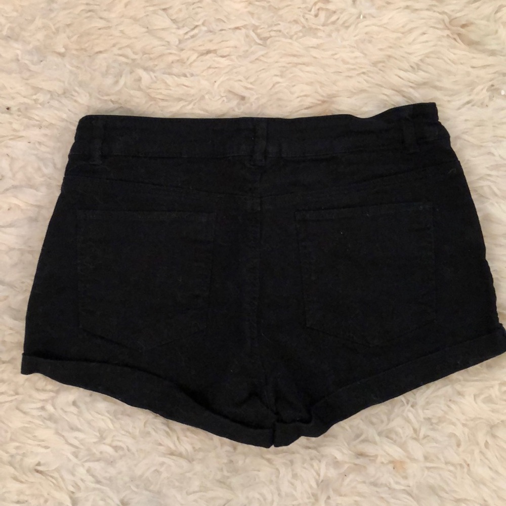 H&M • black denim shorts US size 4